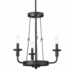 Best deal ⭐ Kichler Lighting Vetivene 19 Inch 3-Light Chandelier Textured Black With Opal Glass 😍 -Kichler Lighting Shop unnamed file 3192