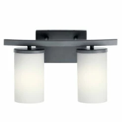 Cheapest 🔥 Kichler Lighting Crosby 2-Light Vanity Light Black 😉 -Kichler Lighting Shop unnamed file 3208