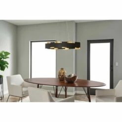 Hot Sale 🎉 Kichler Lighting Moderne Collection 2-light Olde Bronze LED Oval Chandelier 😉 -Kichler Lighting Shop unnamed file 3228
