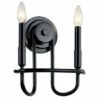 Best Pirce ✔️ Kichler Lighting Capitol Hill 2-Light Wall Sconce Black 🛒 -Kichler Lighting Shop unnamed file 3269