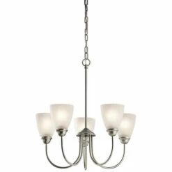 Wholesale ⌛ Kichler Lighting Jolie Collection 5-light Brushed Nickel LED Chandelier 🎁