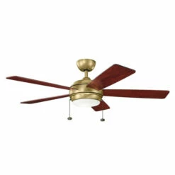 Cheap 🤩 Kichler Lighting Starkk Collection 52-inch Natural Brass LED Ceiling Fan ✨ -Kichler Lighting Shop unnamed file 3277