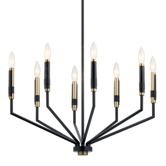 Promo π Kichler Lighting Kichler Armand 26 Inch 8 Light Chandelier In Black And Bronze Finish π 4 Promo π Kichler Lighting Kichler Armand 26 Inch 8 Light Chandelier In Black And Bronze Finish π - Image 2