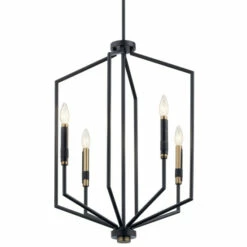 Hot Sale ✔️ Kichler Lighting Kichler Armand 27 Inch 4 Light Foyer Pendant In Black And Bronze Finish 🛒 -Kichler Lighting Shop unnamed file 332