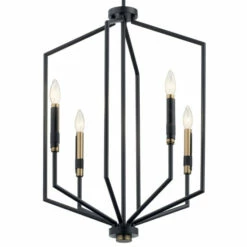Hot Sale ✔️ Kichler Lighting Kichler Armand 27 Inch 4 Light Foyer Pendant In Black And Bronze Finish 🛒 -Kichler Lighting Shop unnamed file 333