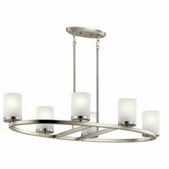Top 10 👍 Kichler Lighting Kichler Daimlen 6-light Brushed Nickel Chandelier ⌛