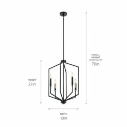 Hot Sale ✔️ Kichler Lighting Kichler Armand 27 Inch 4 Light Foyer Pendant In Black And Bronze Finish 🛒 -Kichler Lighting Shop unnamed file 334