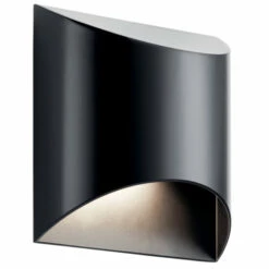 Wholesale ⌛ Kichler Lighting Wesley 1-Light LED Outdoor Wall Light Black 👍