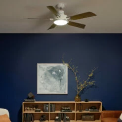 Budget 💯 Kichler Lighting Guardian 56 Inch Integrated LED Indoor White Ceiling Fan 🥰 -Kichler Lighting Shop unnamed file 3399