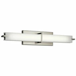 Coupon 🥰 Kichler Lighting Transitional 24-inch Brushed Nickel LED Linear Bath/Vanity Light 😍