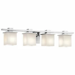 Best deal 🔔 Kichler Lighting Tully Collection 4-light Chrome Bath/Vanity Light 🌟