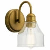 Budget 🤩 Kichler Lighting Avery 1-Light Wall Sconce Natural Brass 🥰 -Kichler Lighting Shop unnamed file 3434