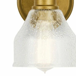 Budget 🤩 Kichler Lighting Avery 1-Light Wall Sconce Natural Brass 🥰 -Kichler Lighting Shop unnamed file 3437