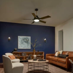Discount 🥰 Kichler Lighting Guardian 56 Inch Integrated LED Indoor Satin Black Ceiling Fan 👏 -Kichler Lighting Shop unnamed file 3447