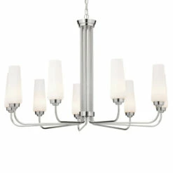 Discount ⌛ Kichler Lighting Truby 9-Light Polished Nickel Chandelier With Satin Etched Cased Opal Glass 🌟 -Kichler Lighting Shop unnamed file 3464