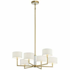 Best deal ❤️ Kichler Lighting Laurent 6-Light Chandelier Champagne Gold ⌛