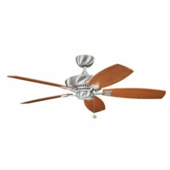 Top 10 🎁 Kichler Lighting Canfield Collection 52-inch Brushed Stainless Steel Ceiling Fan 🤩