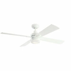 Buy 🔥 Kichler Lighting Lija Collection 52-inch LED Fan White ✨