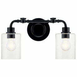 Best reviews of ⌛ Kichler Lighting Gunnison 17 Inch 2-Light Vanity Light Black 💯 -Kichler Lighting Shop unnamed file 3538