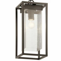 Discount 🎁 Kichler Lighting Kichler Mercer 24 Inch 1 Light Outdoor Pendant With Clear Seeded Glass In Olde Bronze 🤩 -Kichler Lighting Shop unnamed file 3547