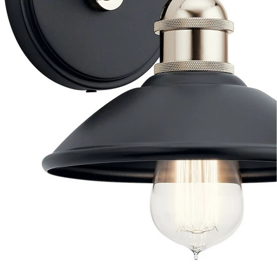 Promo π Kichler Lighting Clyde 1-Light Wall Sconce Black π 4 Promo π Kichler Lighting Clyde 1-Light Wall Sconce Black π - Image 2