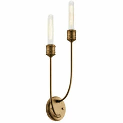 Best deal 🧨 Kichler Lighting Hatton 2-Light Wall Sconce Satin Bronze 😍