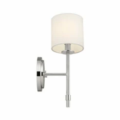 Outlet π Kichler Lighting Ali 1-Light Polished Nickel Wall Sconce With White Fabric Shade - 14 In π 11 Outlet π Kichler Lighting Ali 1-Light Polished Nickel Wall Sconce With White Fabric Shade - 14 In π -Kichler Lighting Shop unnamed file 3579