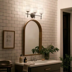 New 🛒 Kichler Lighting Ali 23.25 In. 3-Light Black Vanity Light ⌛ -Kichler Lighting Shop unnamed file 3613