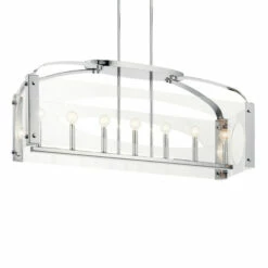 Outlet ⭐ Kichler Lighting Pytel 7-Light Linear Chandelier Chrome 🛒 -Kichler Lighting Shop unnamed file 3635