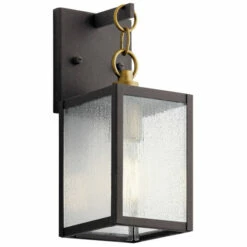 Hot Sale ✨ Kichler Lighting Lahden 1-Light Outdoor Wall Light Weathered Zinc 🔔