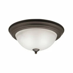 New 🎉 Kichler Lighting Transitional 2-light Olde Bronze Flush Mount ⌛