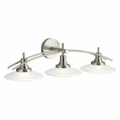 Promo π― Kichler Lighting Structures Collection 3-light Brushed Nickel Halogen Bath/Vanity Light π₯