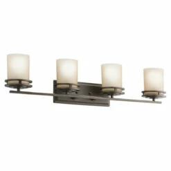 Promo 😍 Kichler Lighting Hendrik Collection 4-light Olde Bronze Bath/Vanity Light 🛒