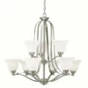 Cheap ✔️ Kichler Lighting Langford Collection 9-light Brushed Nickel LED Chandelier 👏 -Kichler Lighting Shop unnamed file 3682