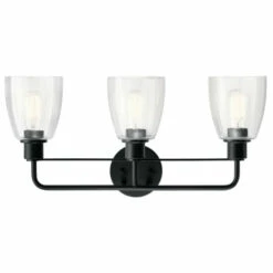 Cheap ✔️ Kichler Lighting Kichler Meller 24 Inch 3 Light Vanity Light With Clear Glass In Black 🧨 -Kichler Lighting Shop unnamed file 3684