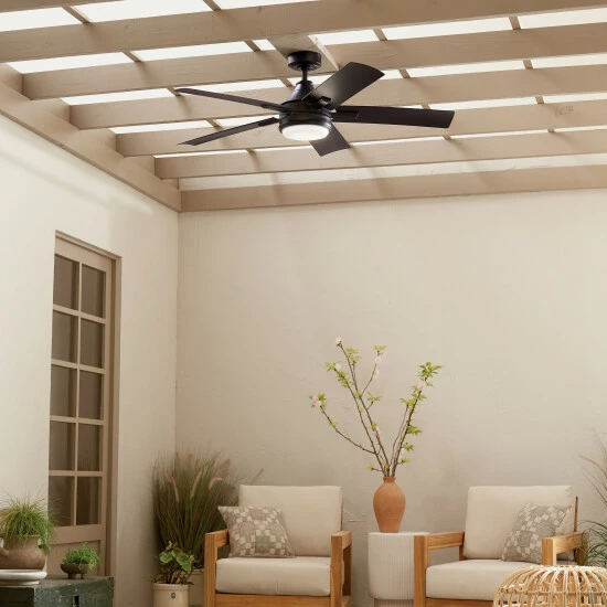 Outlet π Kichler Lighting Tide 52 Inch Integrated LED Outdoor Satin Black Ceiling Fan π€© 7 Outlet π Kichler Lighting Tide 52 Inch Integrated LED Outdoor Satin Black Ceiling Fan π€© - Image 5