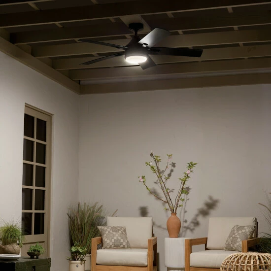 Outlet π Kichler Lighting Tide 52 Inch Integrated LED Outdoor Satin Black Ceiling Fan π€© 8 Outlet π Kichler Lighting Tide 52 Inch Integrated LED Outdoor Satin Black Ceiling Fan π€© - Image 6