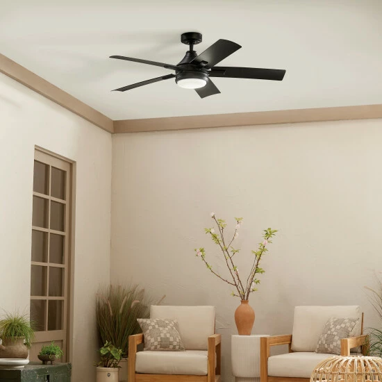 Outlet π Kichler Lighting Tide 52 Inch Integrated LED Outdoor Satin Black Ceiling Fan π€© 9 Outlet π Kichler Lighting Tide 52 Inch Integrated LED Outdoor Satin Black Ceiling Fan π€© - Image 7