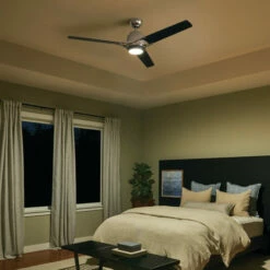 New ⌛ Kichler Lighting Zeus Collection 60-inch Polished Nickel LED Ceiling Fan ⭐ -Kichler Lighting Shop unnamed file 3725