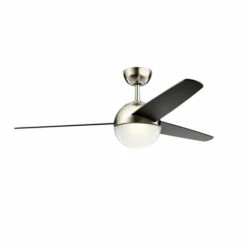 Promo 🎉 Kichler Lighting Bisc Collection 56-inch Polished Nickel LED Ceiling Fan ✨ -Kichler Lighting Shop unnamed file 3746