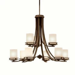 Wholesale 🛒 Kichler Lighting Hendrik Collection 9-light 2-tier Olde Bronze Chandelier 🧨