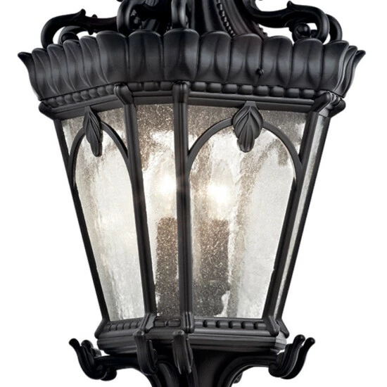 Outlet π₯ Kichler Lighting Tournai Collection 4-light Textured Black Outdoor Post Lantern β 5 Outlet π₯ Kichler Lighting Tournai Collection 4-light Textured Black Outdoor Post Lantern β - Image 3