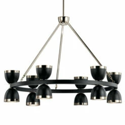 Deals ✨ Kichler Lighting Kichler Baland 31 Inch 12 Light Chandelier In Black And Polished Nickel 🛒 -Kichler Lighting Shop unnamed file 3780