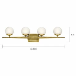 New 🧨 Kichler Lighting Jasper Collection 4-light Natural Brass Halogen Bath/Vanity Light 🥰 -Kichler Lighting Shop unnamed file 3783