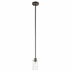 Top 10 🛒 Kichler Lighting Braelyn Collection 1-light Olde Bronze Mini Pendant 🛒