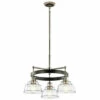 Brand new 🔥 Kichler Lighting Kichler Eastmont 3 Light Chandelier With Clear Glass In Polished Nickel And Walnut Wood 😍 -Kichler Lighting Shop unnamed file 3791