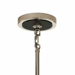 Brand new 🔥 Kichler Lighting Kichler Eastmont 3 Light Chandelier With Clear Glass In Polished Nickel And Walnut Wood 😍 -Kichler Lighting Shop unnamed file 3793