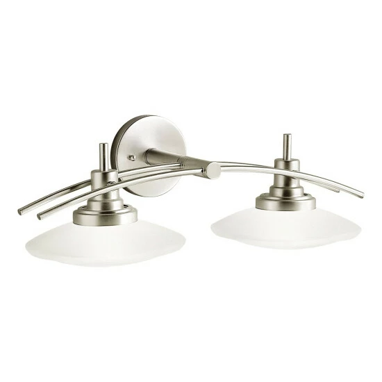 Best Pirce ❤️ Kichler Lighting Structures Collection 2-light Brushed Nickel Halogen Bath/Vanity Light ✨ 3 Best Pirce ❤️ Kichler Lighting Structures Collection 2-light Brushed Nickel Halogen Bath/Vanity Light ✨