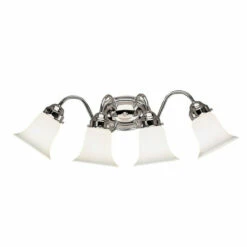 Cheap 🔥 Kichler Lighting Transitional 4-light Chrome Bath/Vanity Light 👍
