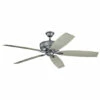 New 😀 Kichler Lighting Monarch Collection 70-inch Weathered Steel Powder 🧥 Coat Ceiling Fan ⌛ -Kichler Lighting Shop unnamed file 3895